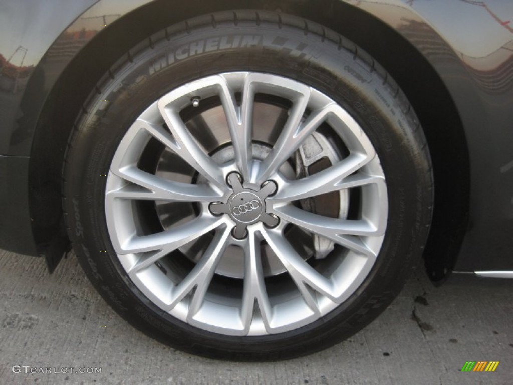 2011 A8 L 4.2 FSI quattro - Night Blue Pearl Effect / Titanium Grey photo #72