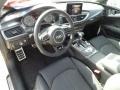 2015 Audi S7 Black Perforated Valcona Interior Interior Photo