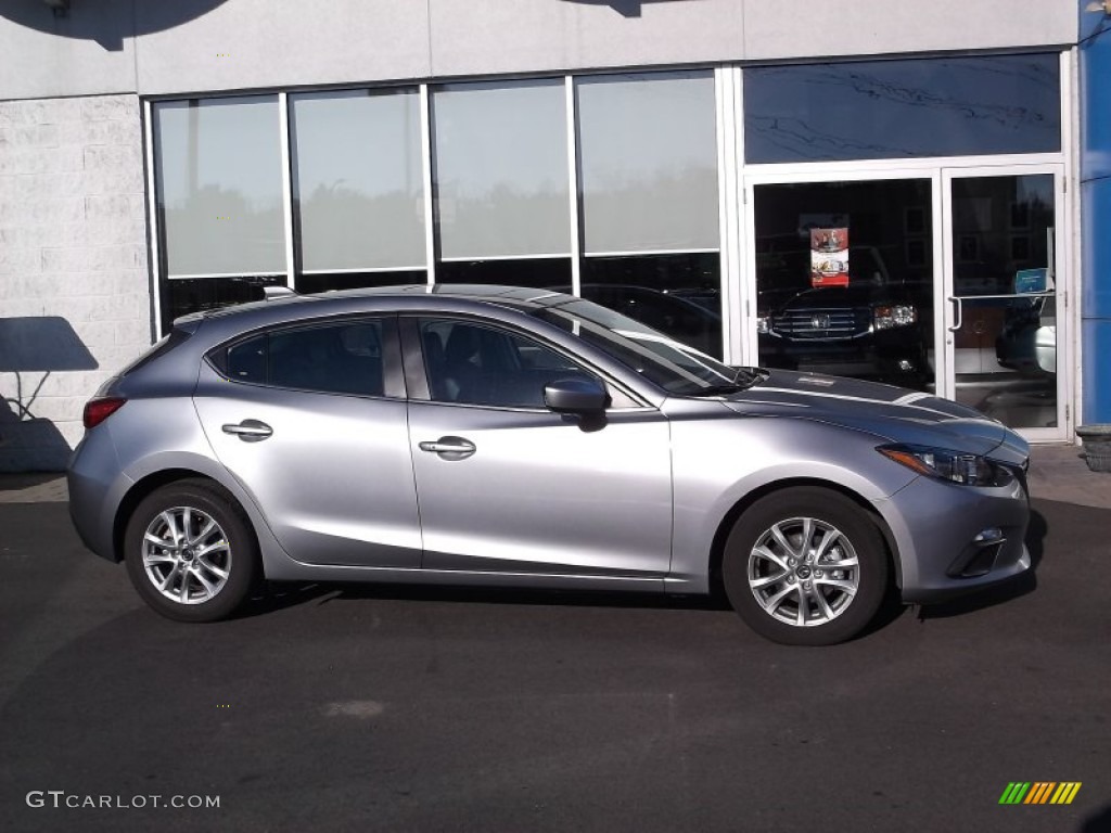 Liquid Silver Metallic 2014 Mazda MAZDA3 s Grand Touring 5 Door Exterior Photo #99054249