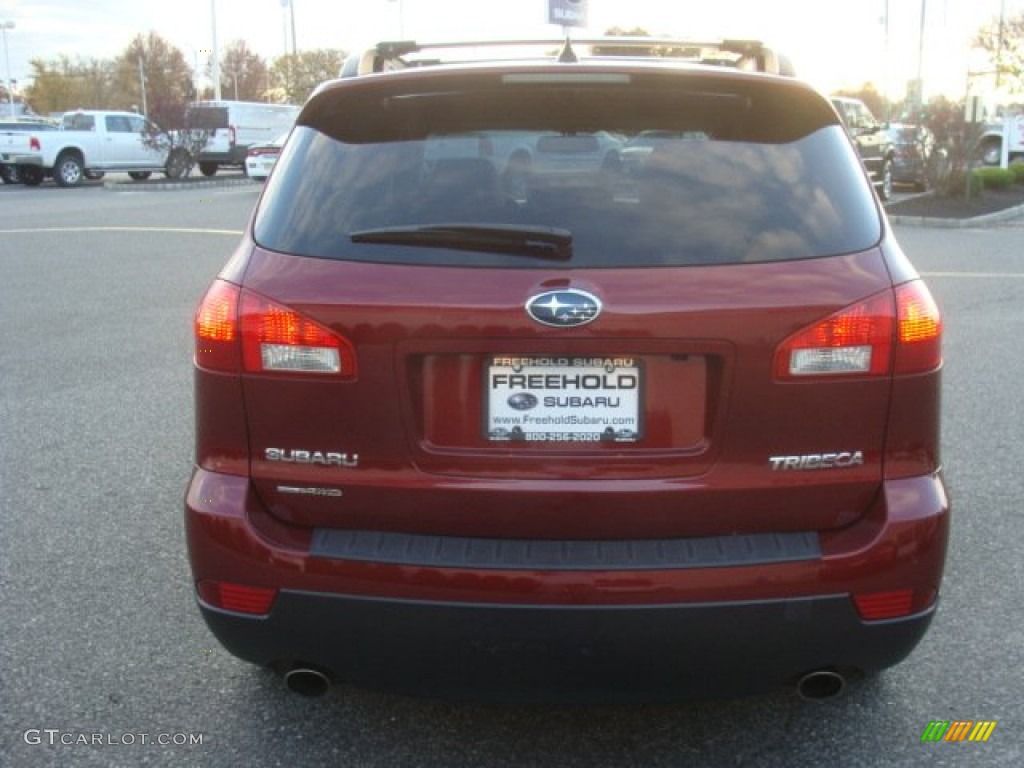 2010 Tribeca 3.6R Limited - Ruby Red Pearl / Desert Beige photo #5