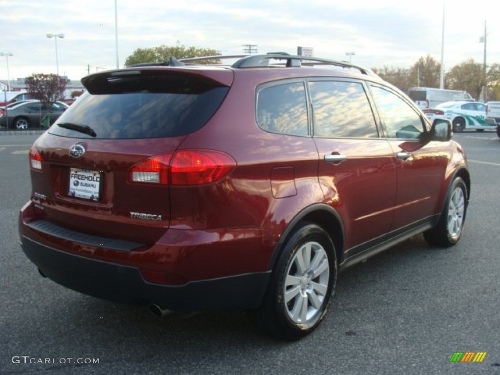 2010 Tribeca 3.6R Limited - Ruby Red Pearl / Desert Beige photo #8