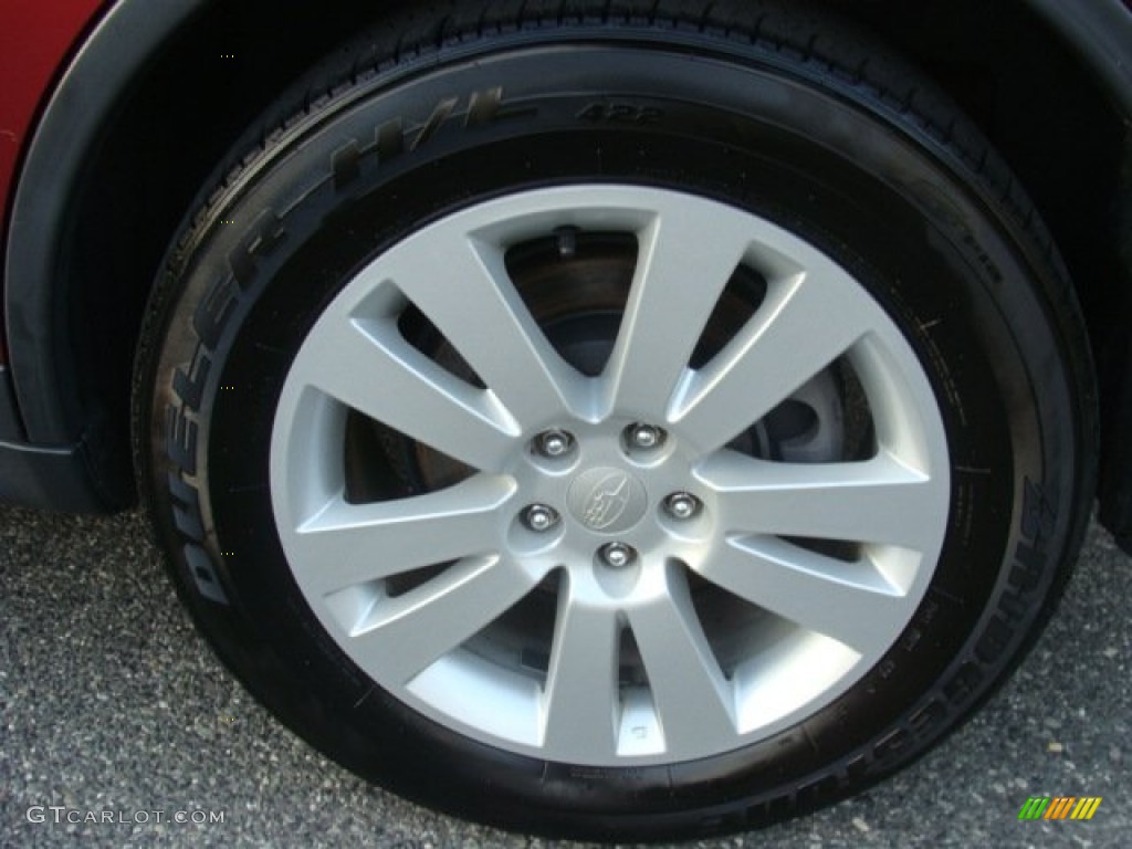 2010 Tribeca 3.6R Limited - Ruby Red Pearl / Desert Beige photo #10