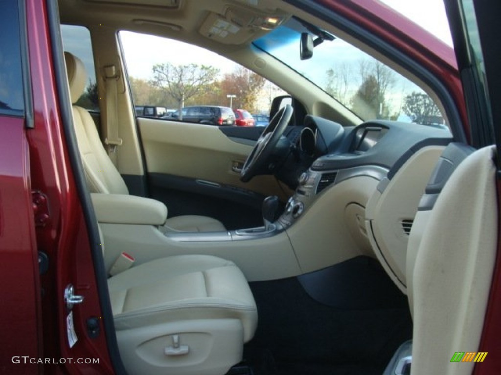 2010 Tribeca 3.6R Limited - Ruby Red Pearl / Desert Beige photo #16