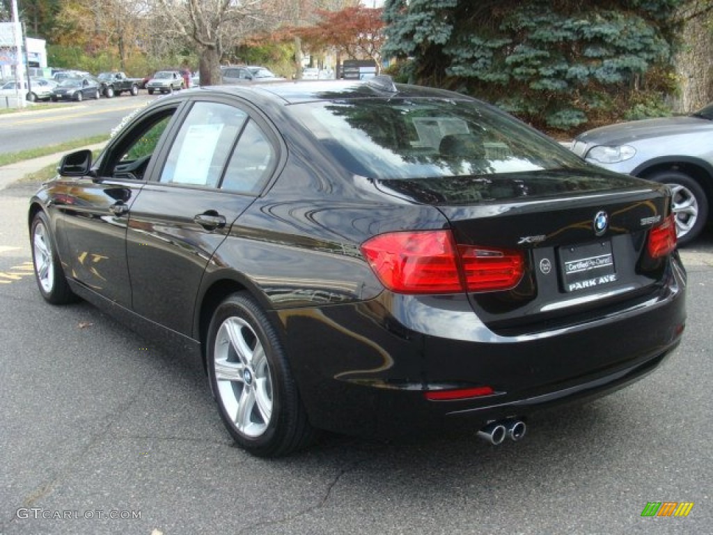 2014 3 Series 328i xDrive Sedan - Black Sapphire Metallic / Black photo #6