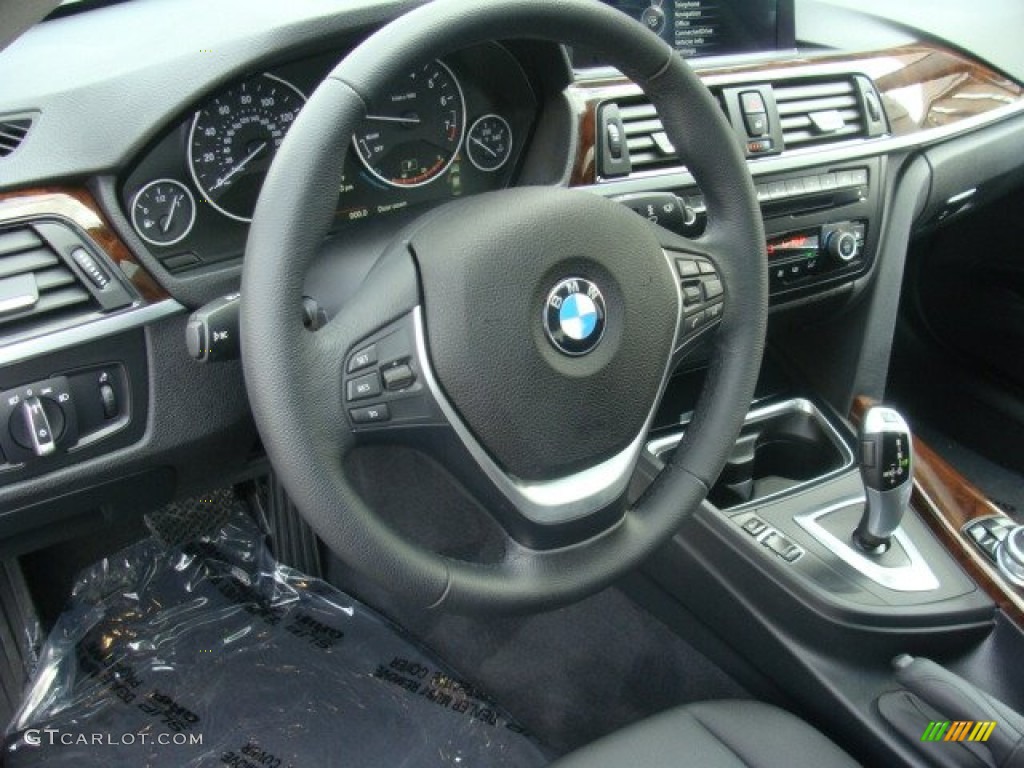 2014 3 Series 328i xDrive Sedan - Black Sapphire Metallic / Black photo #9