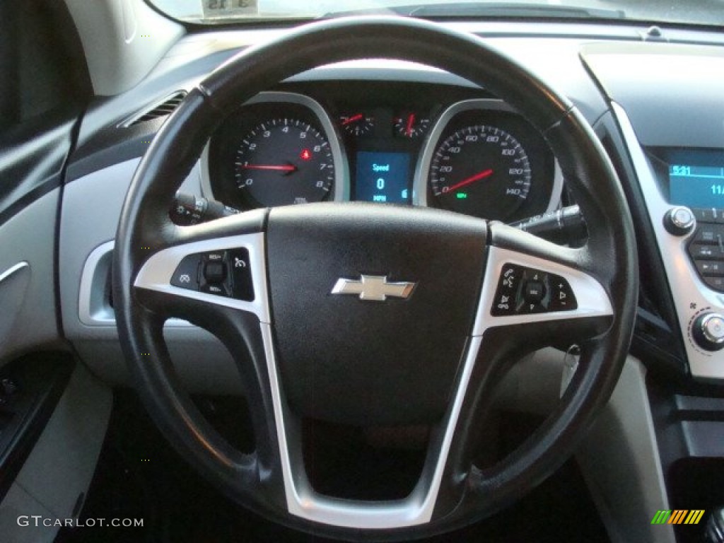 2010 Equinox LTZ AWD - Cyber Gray Metallic / Jet Black/Light Titanium photo #17