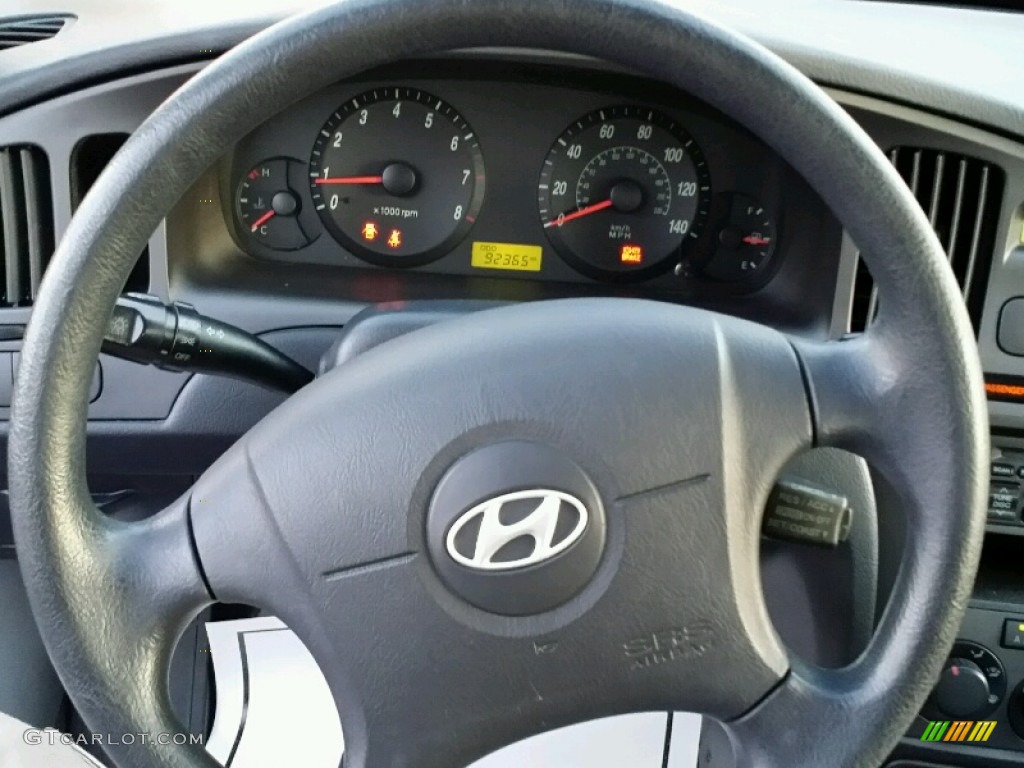 2006 Elantra GLS Sedan - Electric Red / Gray photo #15