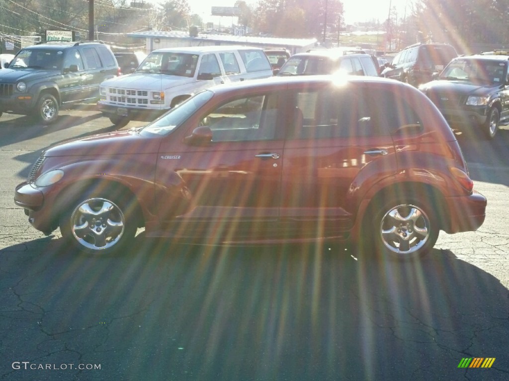 2001 PT Cruiser Limited - Inferno Red Pearl / Taupe/Pearl Beige photo #3