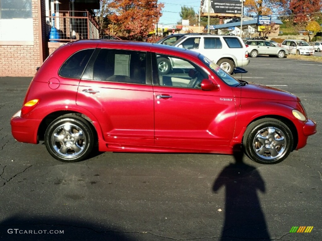 2001 PT Cruiser Limited - Inferno Red Pearl / Taupe/Pearl Beige photo #7
