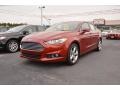 2014 Ruby Red Ford Fusion SE EcoBoost  photo #1
