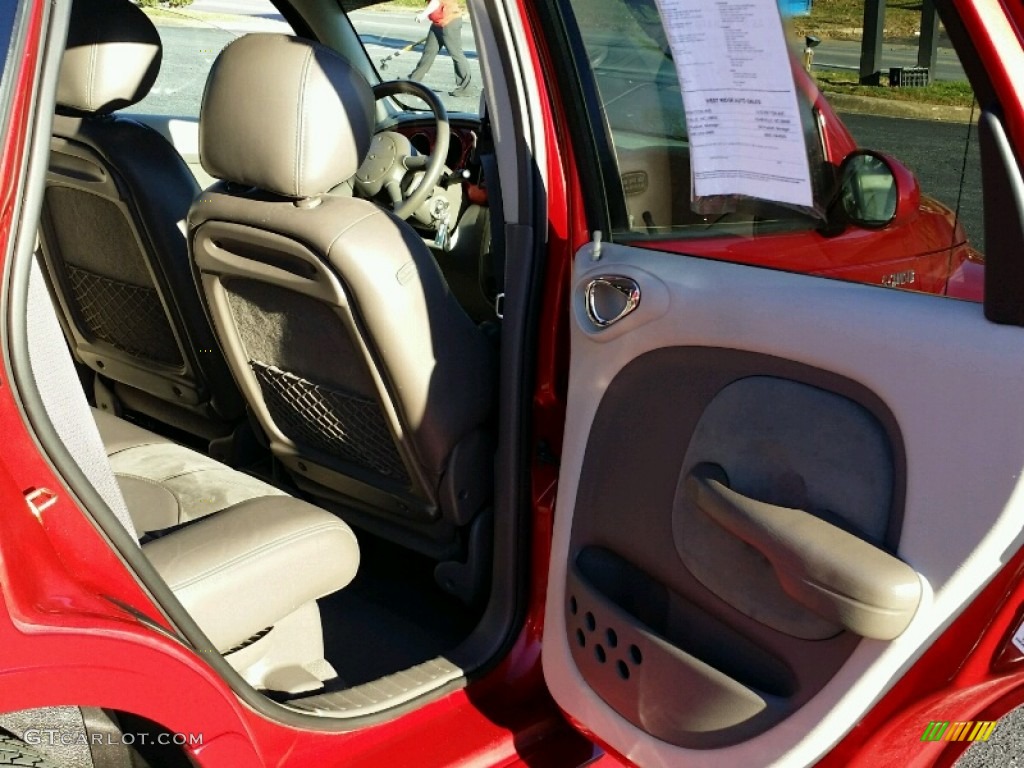 2001 PT Cruiser Limited - Inferno Red Pearl / Taupe/Pearl Beige photo #13