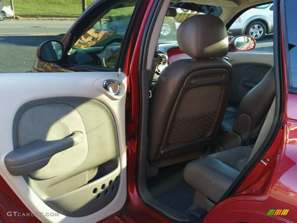 2001 PT Cruiser Limited - Inferno Red Pearl / Taupe/Pearl Beige photo #16