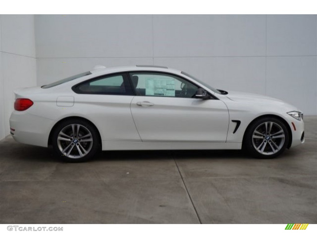 Alpine White 2015 BMW 4 Series 428i Coupe Exterior Photo #99062993