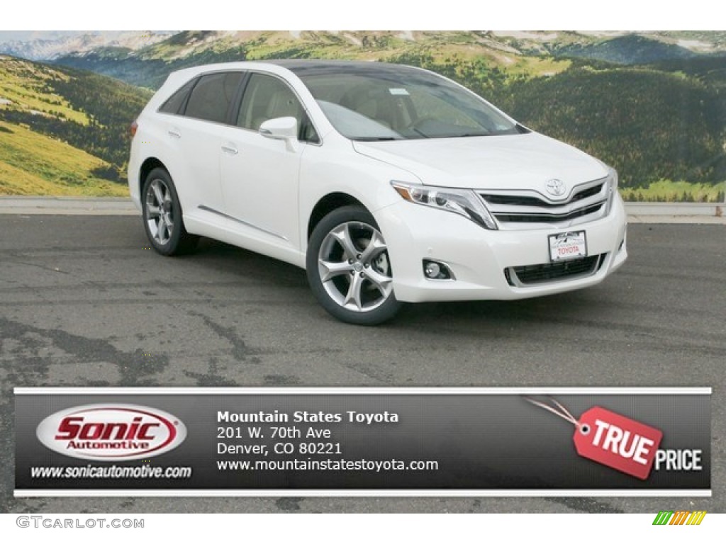 Blizzard Pearl Toyota Venza