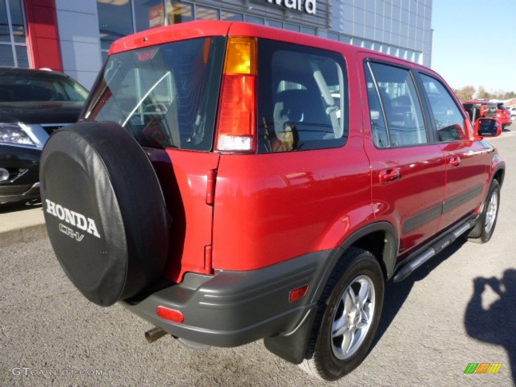 2001 CR-V EX 4WD - Milano Red / Dark Gray photo #3