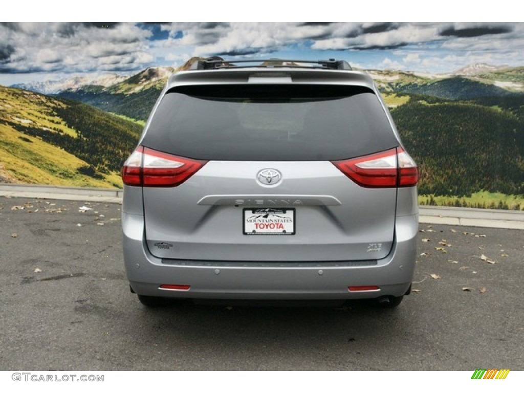 2015 Sienna XLE AWD - Silver Sky Metallic / Bisque photo #4