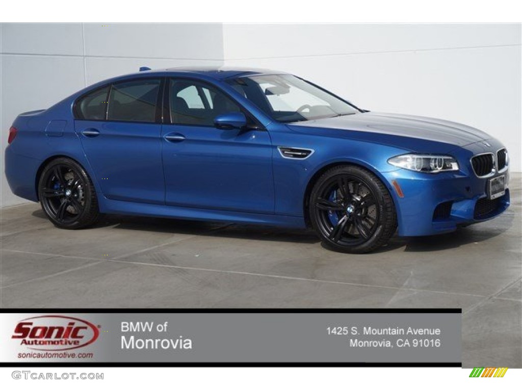 2015 M5 Sedan - Monte Carlo Blue Metallic / Black photo #1