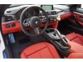  2015 4 Series Coral Red/Black Highlight Interior 