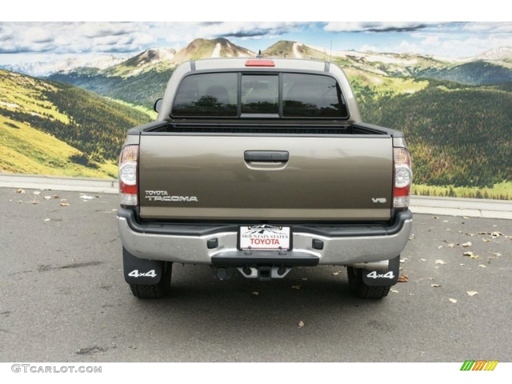 2015 Tacoma V6 Double Cab 4x4 - Pyrite Mica / Graphite photo #4