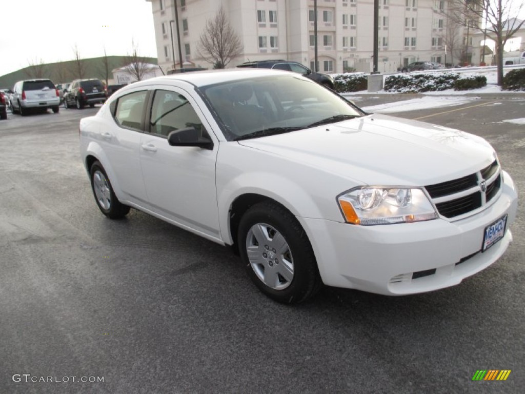 2008 Avenger SE - Stone White / Dark Khaki/Light Graystone photo #1