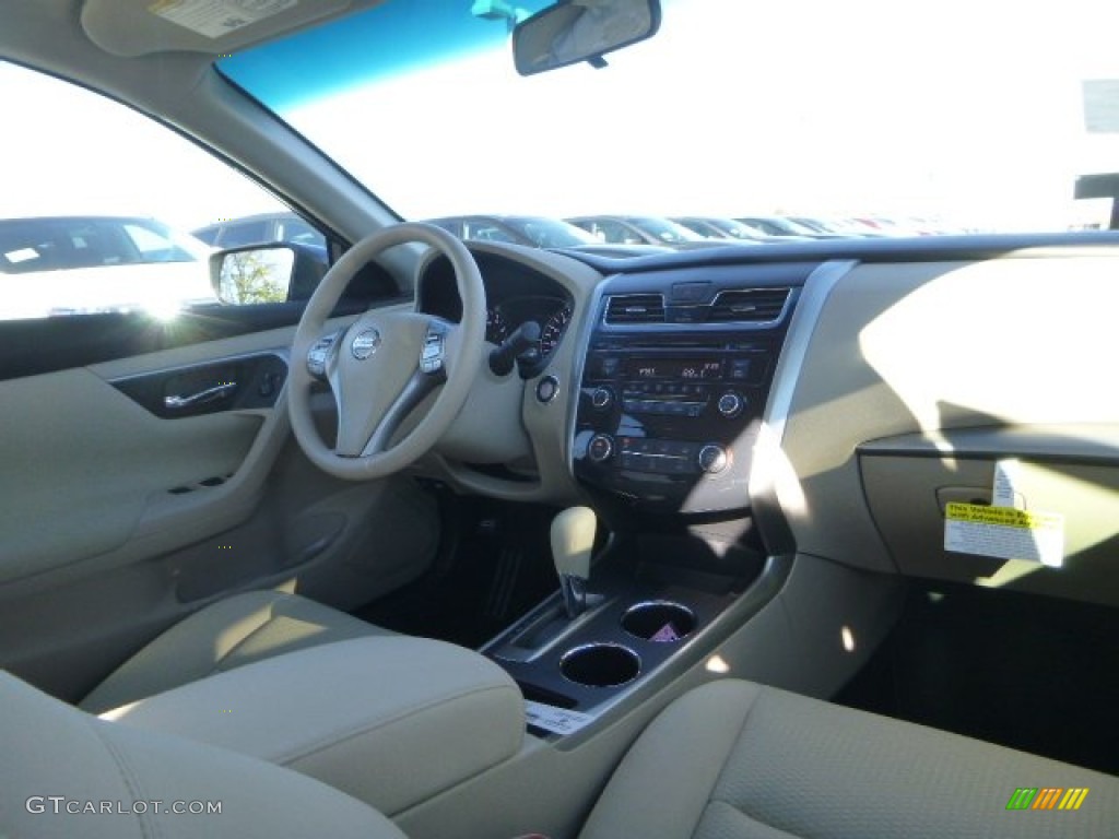 2015 Altima 2.5 S - Storm Blue / Beige photo #12