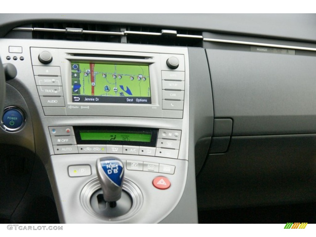 2015 Toyota Prius Persona Series Hybrid Black Dashboard Photo #99067518