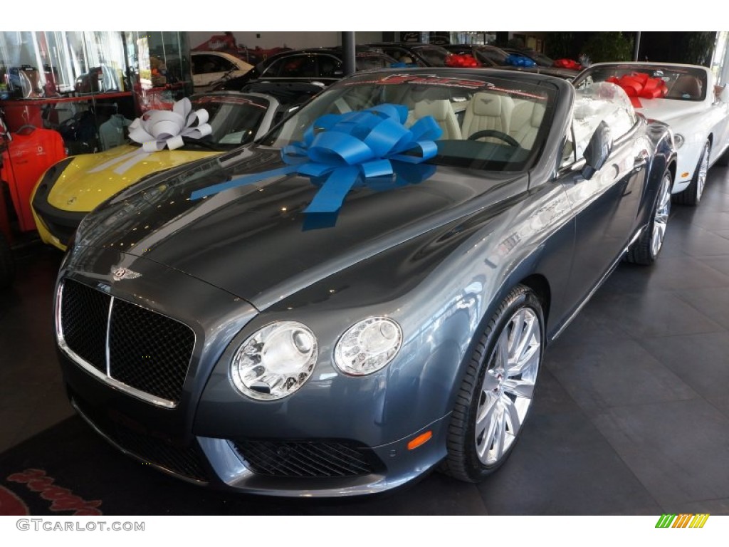 2013 Continental GTC V8  - Dark Gray Satin / Porpoise photo #1