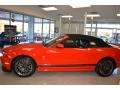 2013 Race Red Ford Mustang Shelby GT500 SVT Performance Package Convertible  photo #7