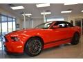 2013 Race Red Ford Mustang Shelby GT500 SVT Performance Package Convertible  photo #8