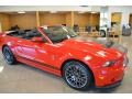2013 Race Red Ford Mustang Shelby GT500 SVT Performance Package Convertible  photo #9