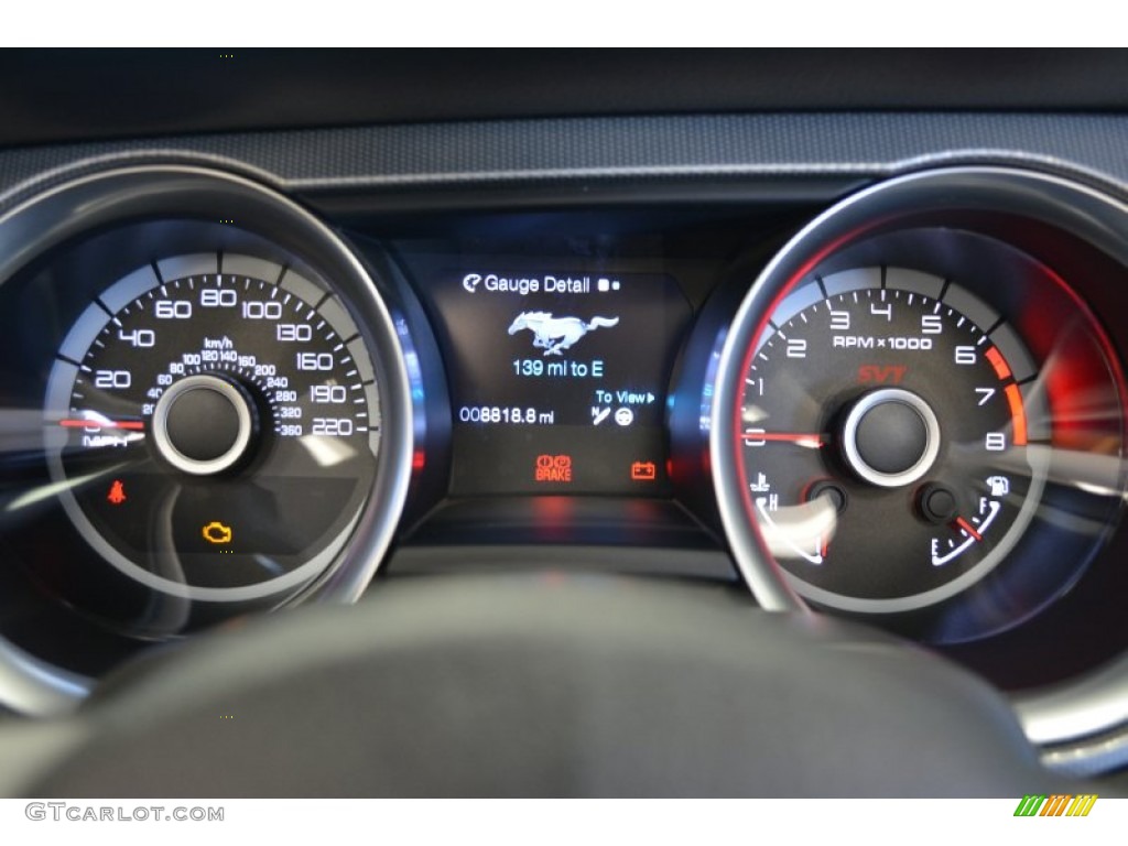 2013 Mustang Shelby GT500 SVT Performance Package Convertible - Race Red / Shelby Charcoal Black/Black Accent photo #26