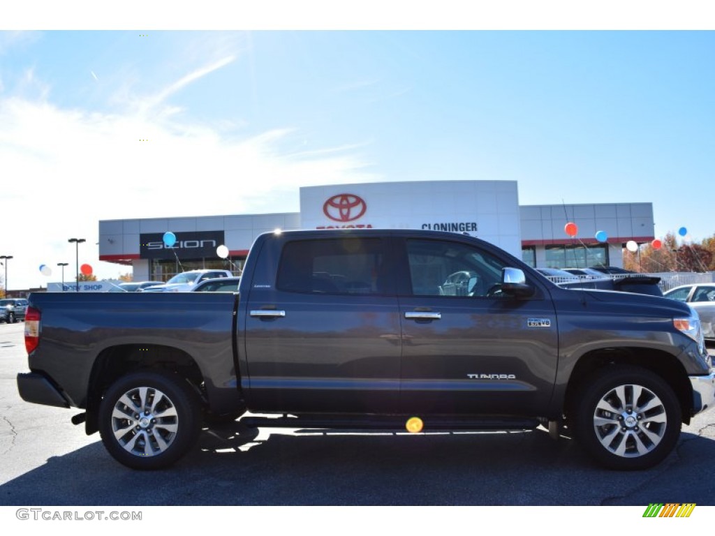 2015 Tundra Limited CrewMax 4x4 - Magnetic Gray Metallic / Black photo #2