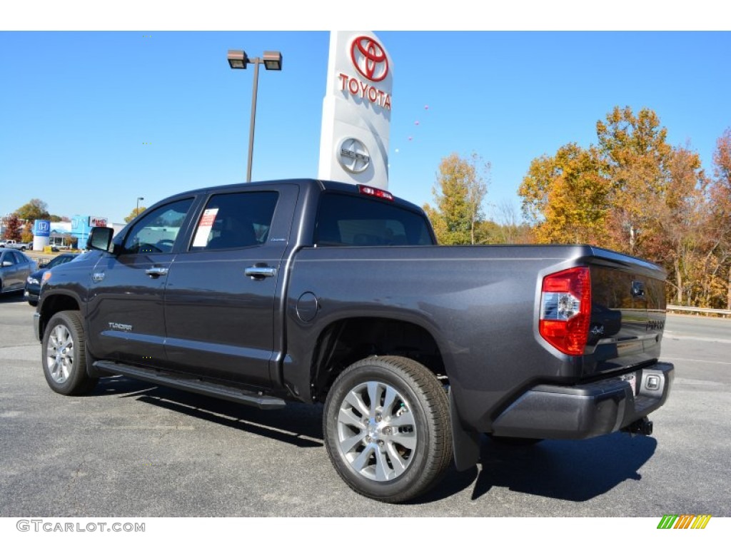 2015 Tundra Limited CrewMax 4x4 - Magnetic Gray Metallic / Black photo #29