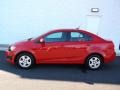 2013 Victory Red Chevrolet Sonic LS Sedan  photo #2