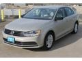 2015 Moonrock Silver Metallic Volkswagen Jetta S Sedan  photo #3