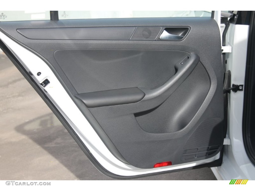 2015 Volkswagen Jetta S Sedan Titan Black Door Panel Photo #99070206