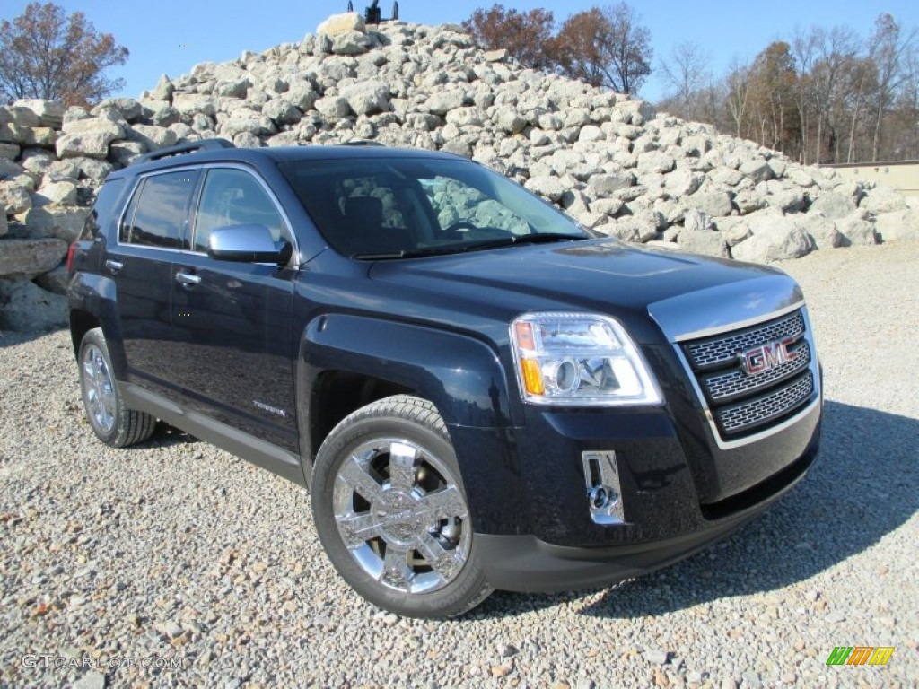 2015 Terrain SLT AWD - Dark Sapphire Blue Metallic / Jet Black photo #1