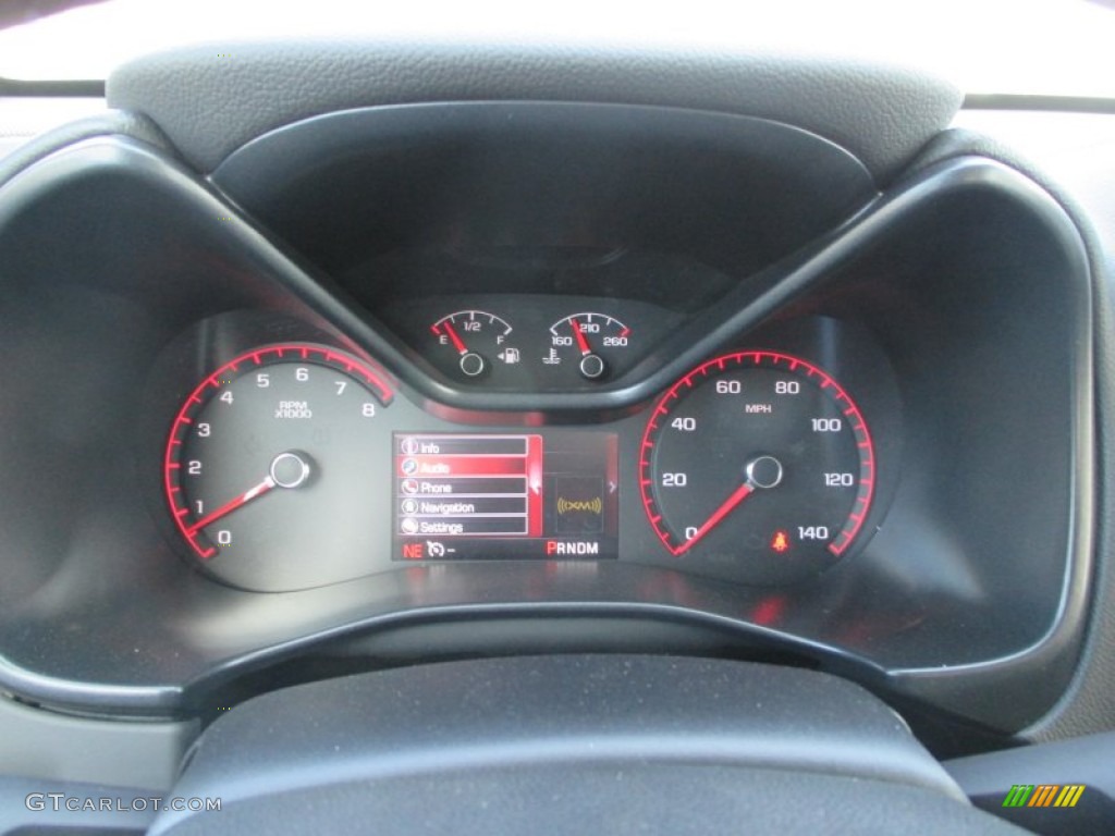 2015 GMC Canyon SLE Crew Cab 4x4 Gauges Photo #99071670