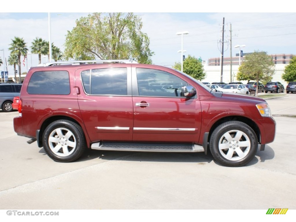 Tuscan Sun Red Pearl 2010 Nissan Armada Titanium Exterior Photo #99072732