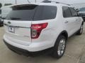2015 White Platinum Ford Explorer XLT  photo #3