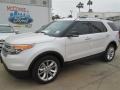 2015 White Platinum Ford Explorer XLT  photo #23