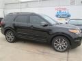 2015 Tuxedo Black Ford Explorer XLT  photo #2