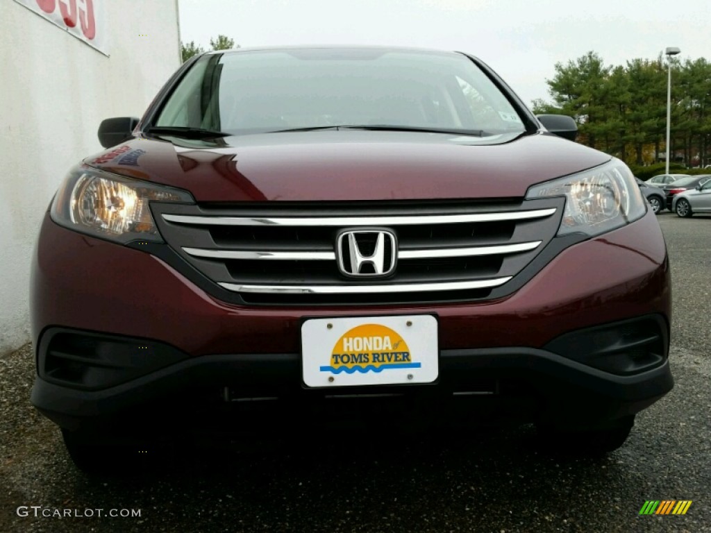 2012 CR-V LX 4WD - Basque Red Pearl II / Gray photo #4