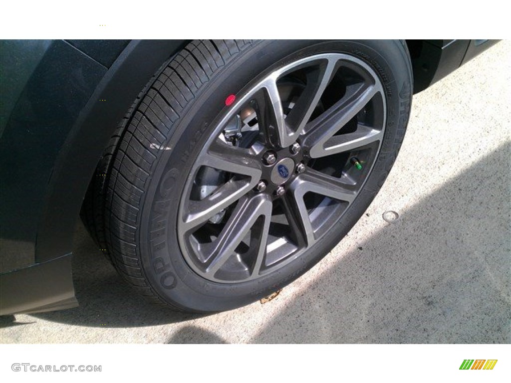 2015 Explorer XLT - Magnetic / Charcoal Black photo #3