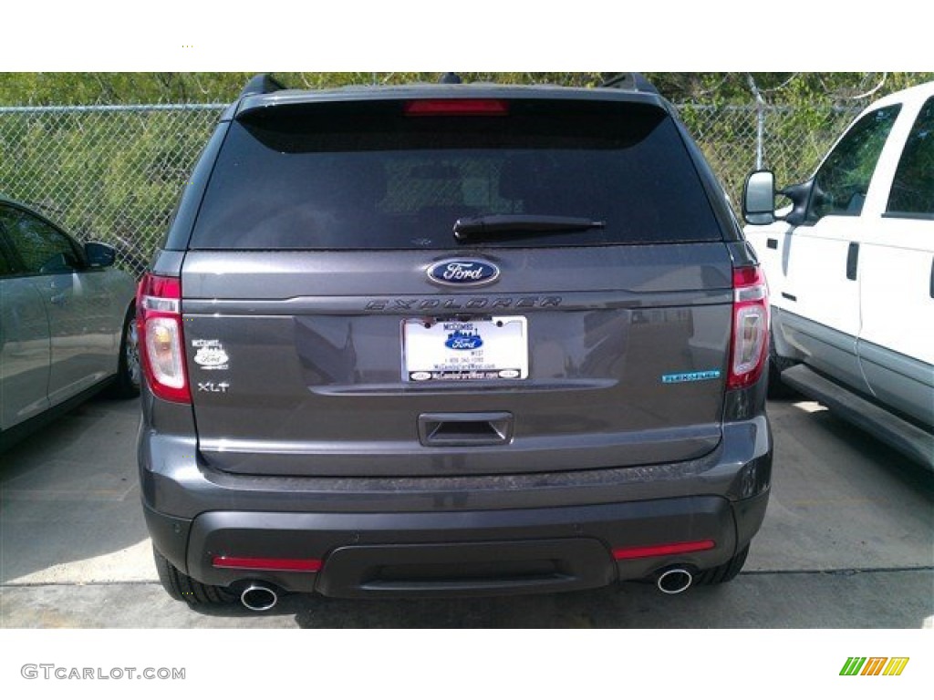 2015 Explorer XLT - Magnetic / Charcoal Black photo #7