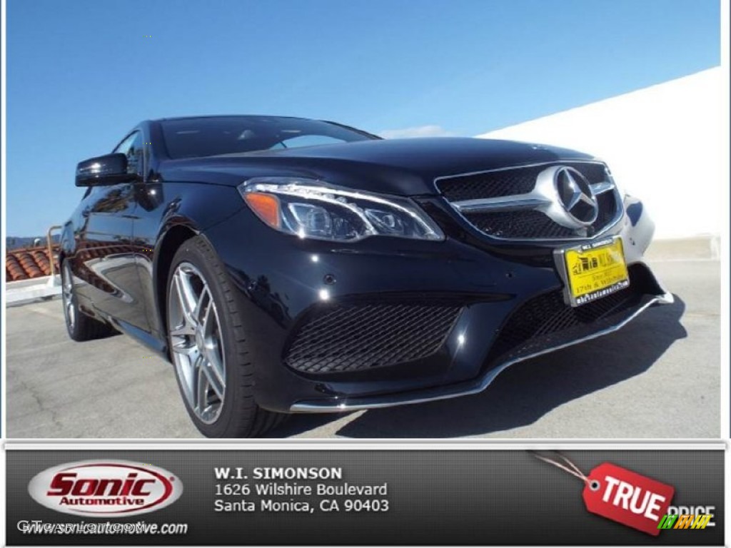 2015 E 550 Coupe - Black / Black photo #1