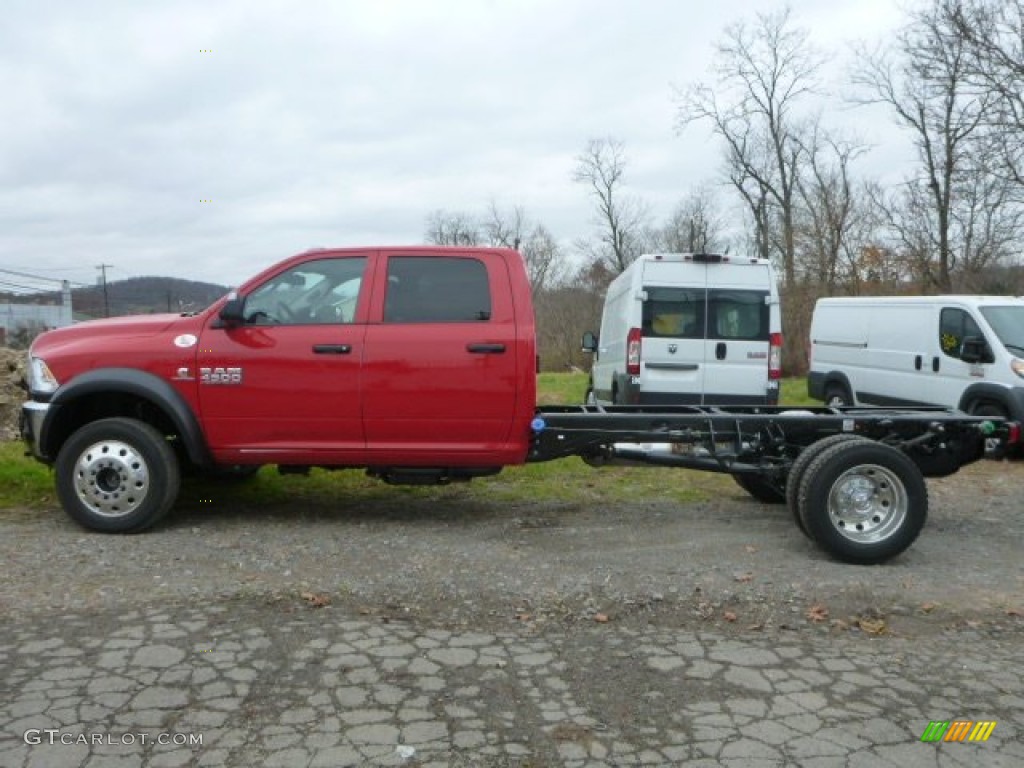 Flame Red 2015 Ram 4500 Tradesman Crew Cab 4x4 Chassis Exterior Photo #99076155