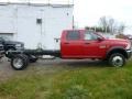 2015 Flame Red Ram 4500 Tradesman Crew Cab 4x4 Chassis  photo #5