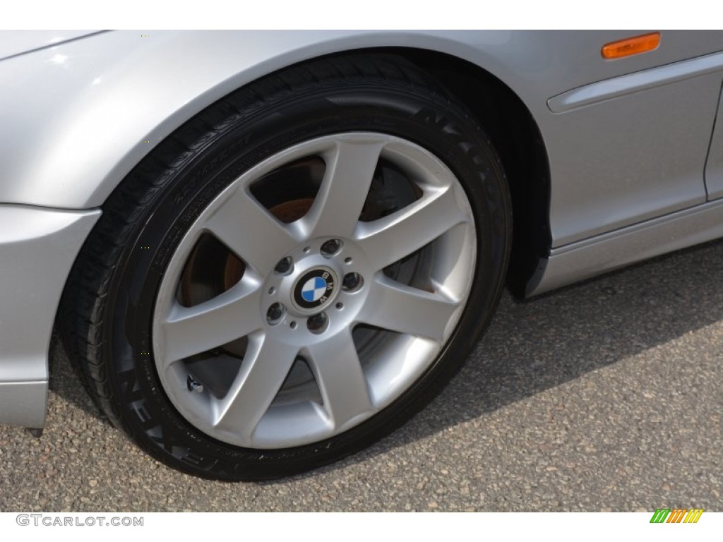 2001 3 Series 325i Coupe - Titanium Silver Metallic / Grey photo #9