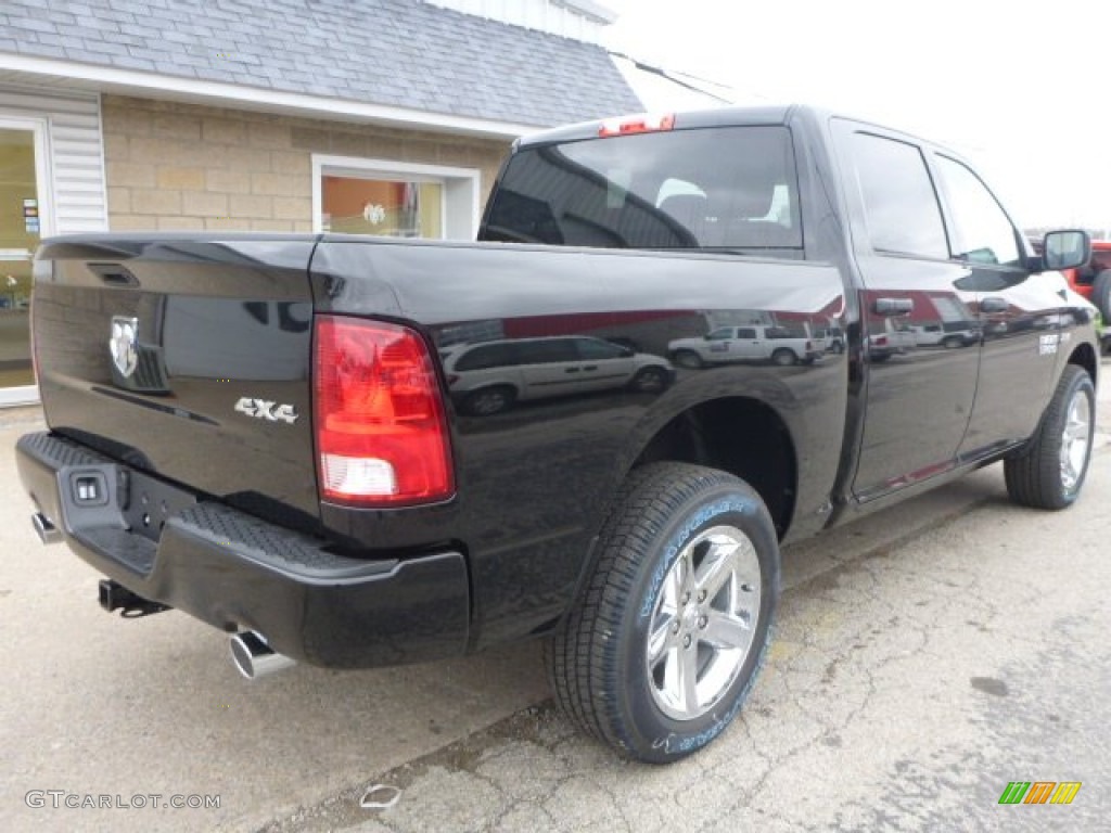 2015 1500 Express Crew Cab 4x4 - Black / Black/Diesel Gray photo #5